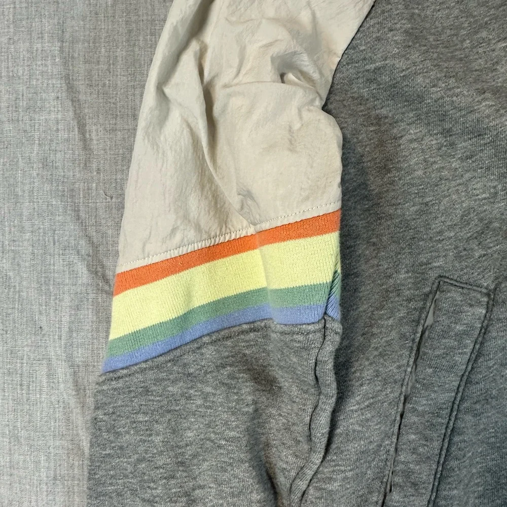 Nike Kids Hoodie with Retro Rainbow Stripes - Picture 4 of 11
